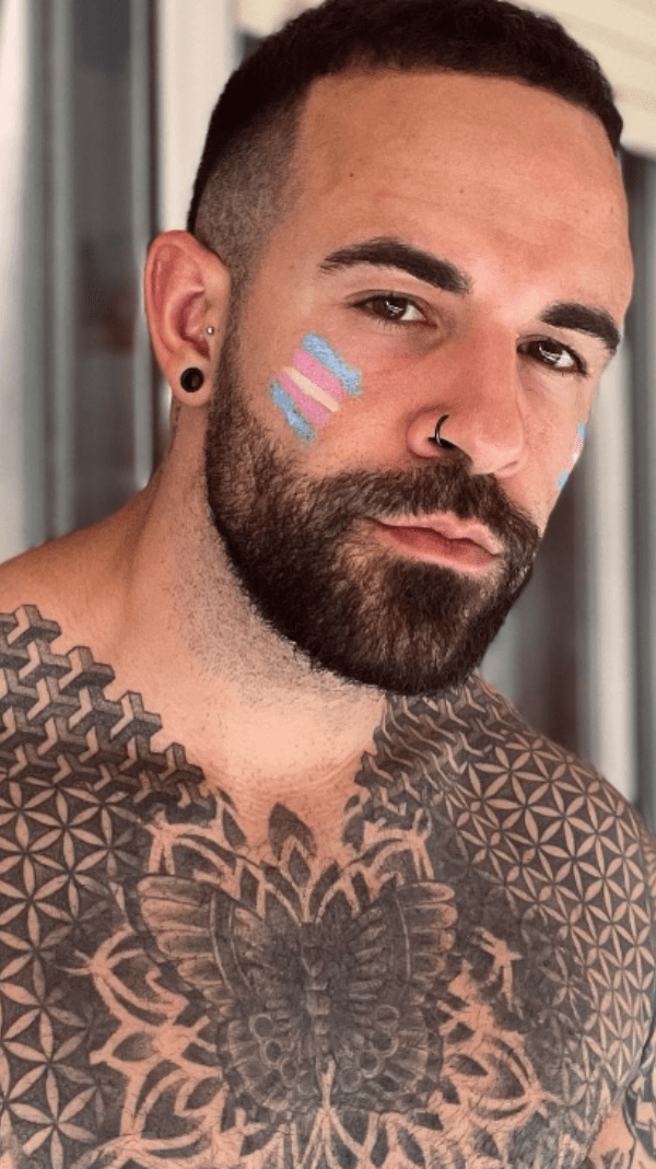 Rubén Correia, noi trans, és molt actiu a xarxes.